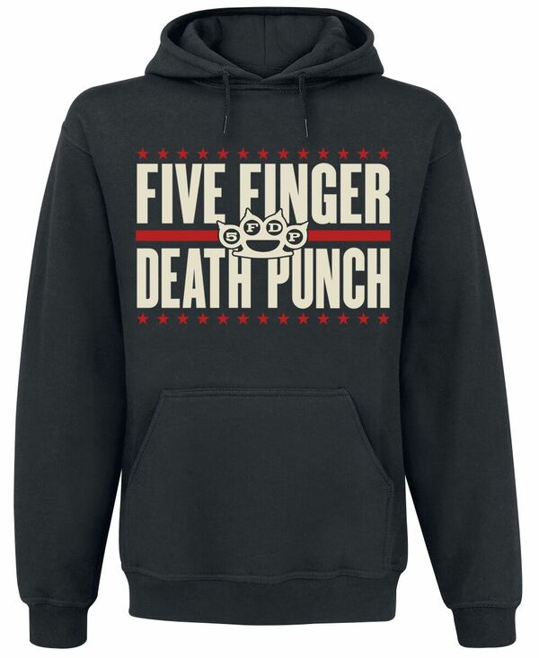 Bild 1 von Five Finger Death Punch Kapuzenpullover - Punchagram - S bis XL - für Männer - Größe L - schwarz  - Lizenziertes Merchandise!
