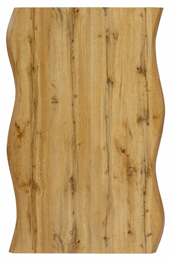 Bild 4 von HELA Esstisch Giselle Baumkantentisch Küchentisch, Kufengestell, Industrial Design, 140 - 200 cm Breite, natur oder grau