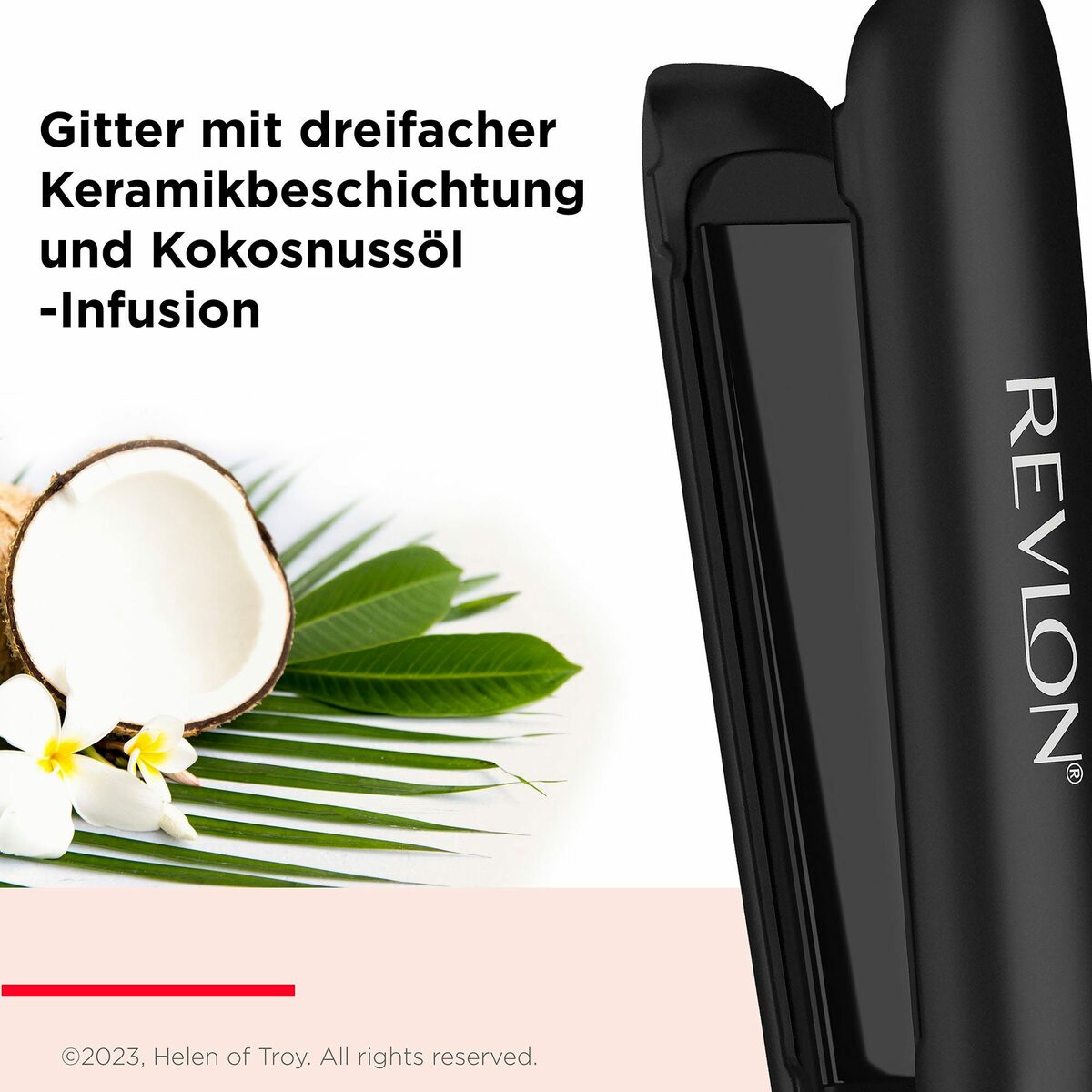 Bild 2 von Revlon Glätteisen SMOOTHSTAY RVST2211 3x Keramik, MIT DREIFACHER BESCHICHTUNG UND KOKOSNUSSÖL-INFUSION