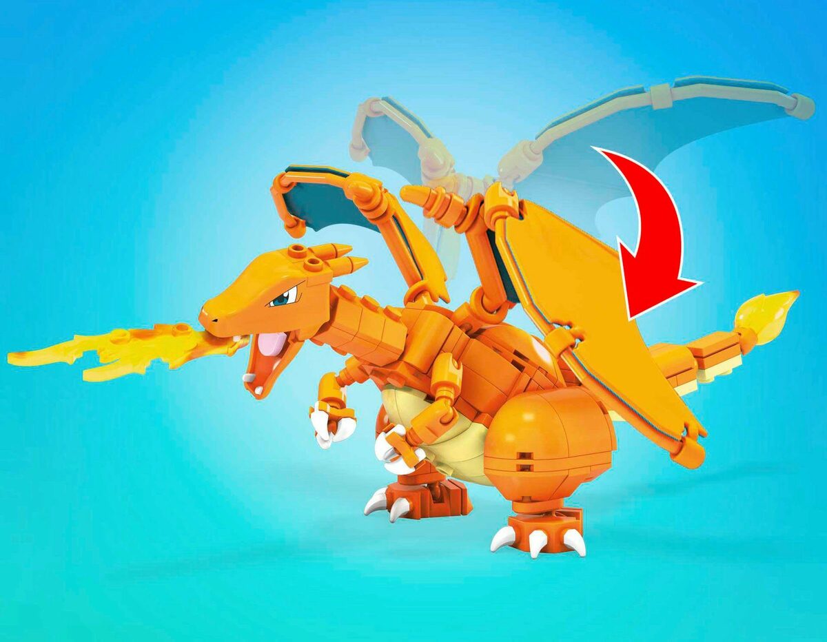 Bild 2 von MEGA Spielfigur Pokémon Charmander Evolution Set, zum Zusammenbauen