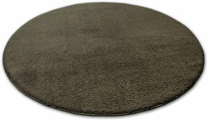 Hochflor-Teppich Vince, my home, rund, Höhe: 31 mm, besonders weich durch Mikrofaser, extra flauschig