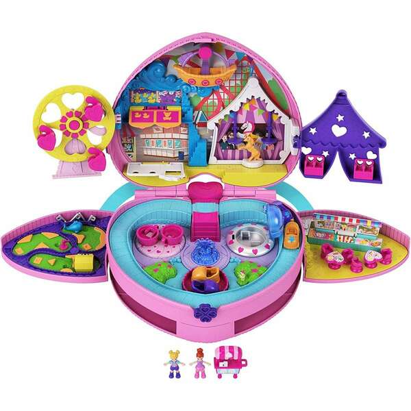 Bild 1 von Mattel GYK91 - Polly Pocket - Klein - ganz groß Freizeitpark Rucksack