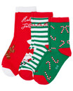 Bild 1 von Weihnachtliche Socken
       
    3 Stück Ergee verschiedene Designs
   
      grün