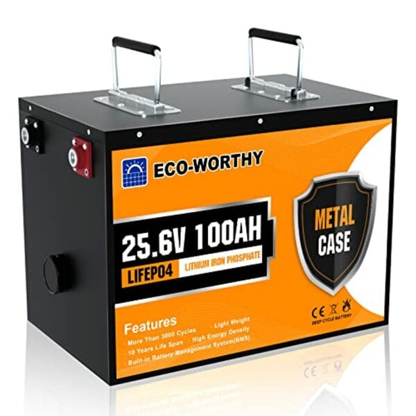 Bild 1 von ECO-WORTHY Lithium Battery 8ah 50ah 100ah 24V 150ah