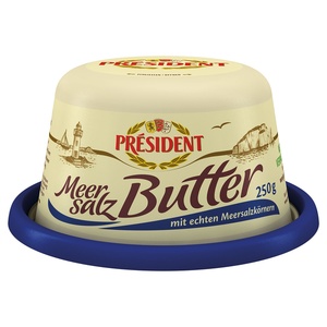 PRÉSIDENT Meersalz-Butter 250 g