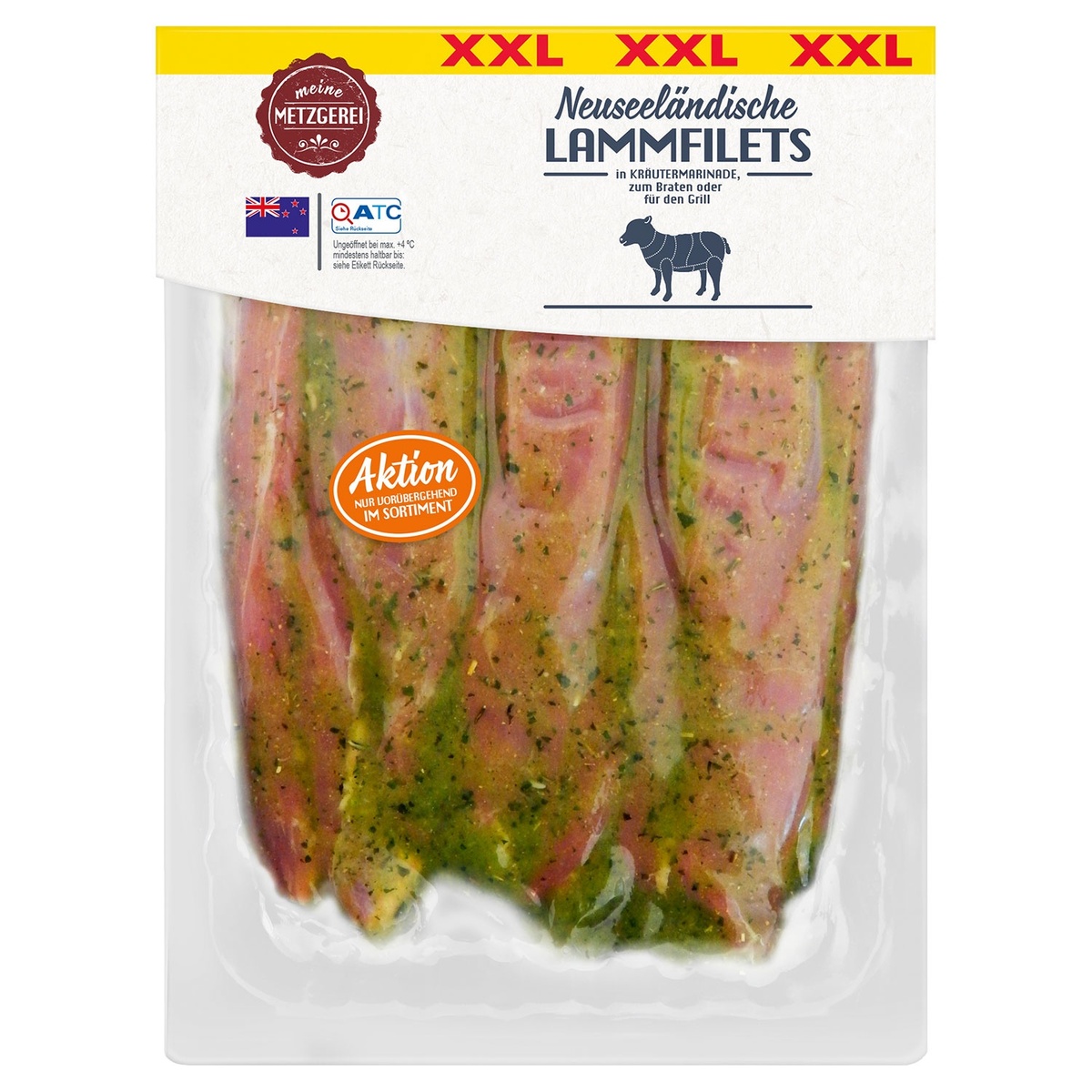 Bild 1 von MEINE METZGEREI Neuseeländische Lammfilets 399 g