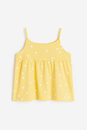 Bild 1 von H&M Trägertop aus Baumwolle Gelb/Geblümt, T-Shirts & Tops in Größe 110/116. Farbe: Yellow/floral