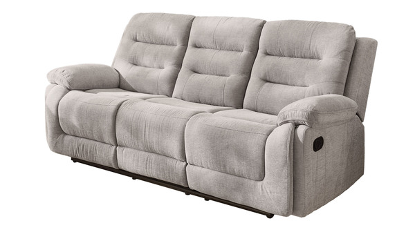 Bild 1 von Einzelsofa 3-Sitzer grau 220 cm - mit Relaxfunktion - SYLT