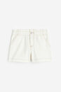 Bild 1 von H&M Jeansshorts Loose Fit Weiß in Größe 128. Farbe: White