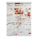 Bild 1 von Lichtblick Rollo Klemmfix, ohne Bohren, blickdicht, Mauer - Weiß Rot, 120 x 150 cm (B x L)