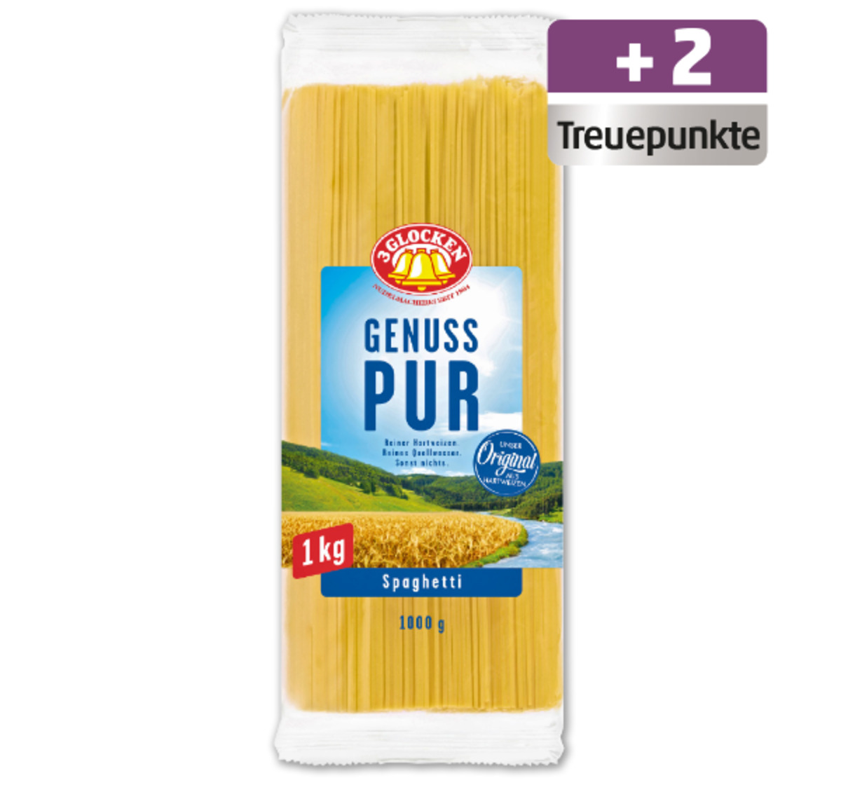 Bild 1 von 3 GLOCKEN GENUSS PUR Teigware aus Hartweizengrieß*