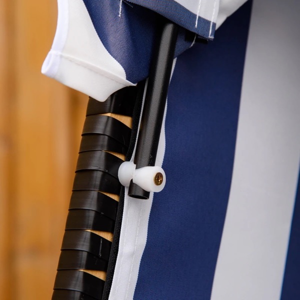 Bild 4 von PureHaven Strandkorb 118x79x150 cm für 2 Personen inkl. Rücken- und Sitzkissen verstellbare Rückenle