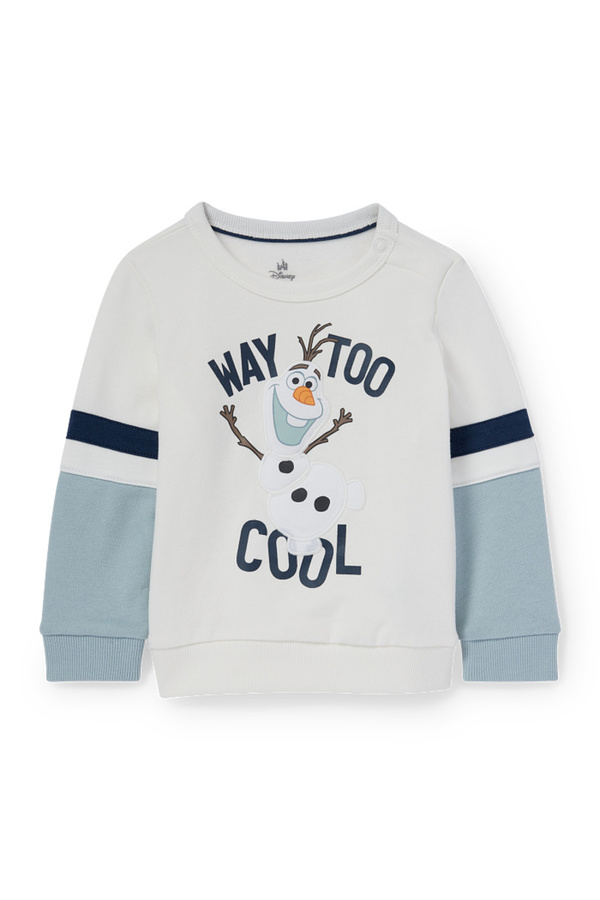 Bild 1 von C&A Frozen-Baby-Sweatshirt, Weiß, Größe: 68
