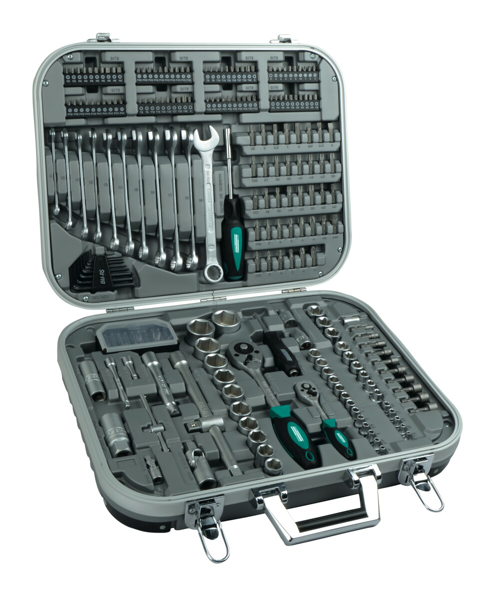 Bild 1 von Mannesmann 232-tlg. Steckschlüsselsatz 1/4" + 1/2"