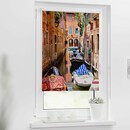 Bild 2 von Lichtblick Rollo Klemmfix, ohne Bohren, blickdicht, Venedig Gondola - Rot, 120 x 150 cm (B x L)