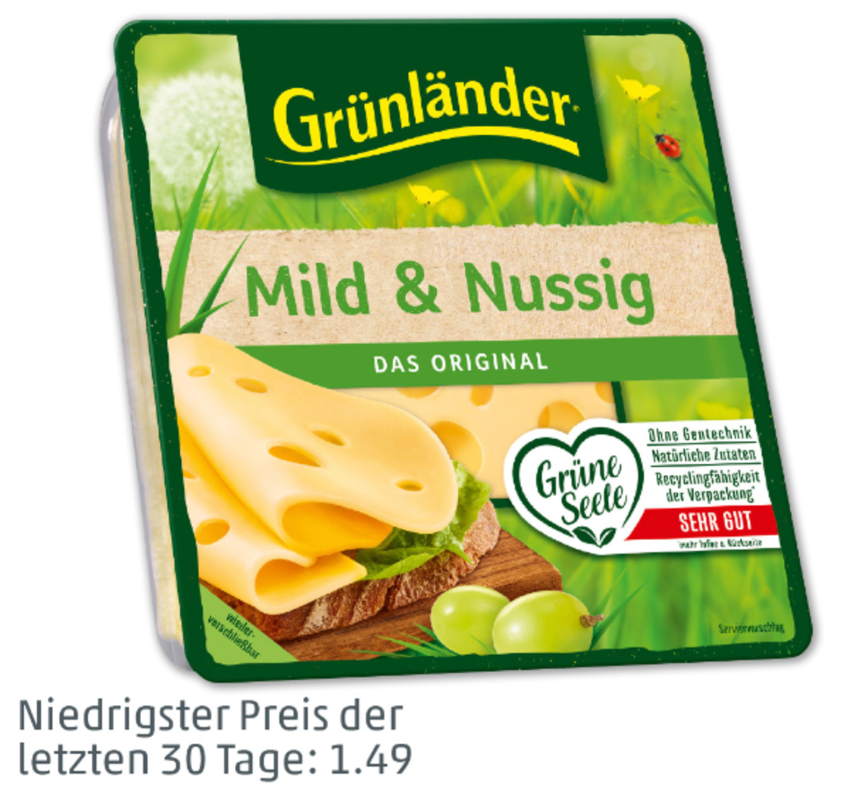 Bild 1 von GRÜNLÄNDER Käsescheiben