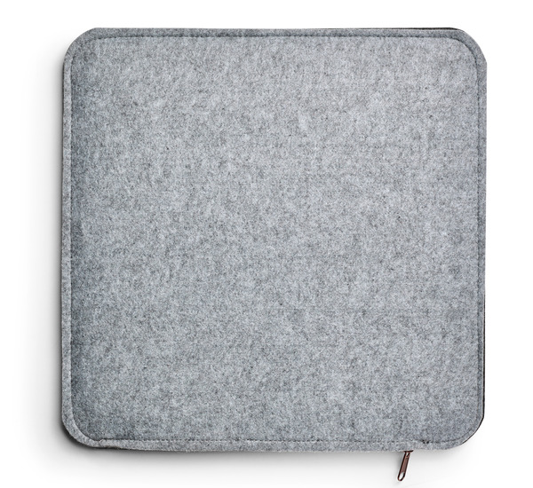 Bild 4 von AMARE Sitzkissen Filz , 35 x 35 cm , 4er-Set dunkelgrau / hellgrau