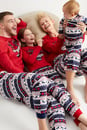 Bild 1 von C&A Rentier-Baby-Weihnachts-Schlafanzug-gemustert, Blau, Größe: 68
