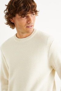 C&A Pullover, Weiß, Größe: S