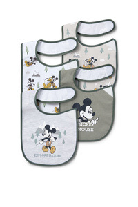 C&A Multipack 4er-Disney-Baby-Lätzchen, Grau, Größe: 1 size