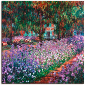 Artland Wandbild "Der Garten des Künstlers bei Giverny", Garten, (1 St.), als Alubild, Leinwandbild, Wandaufkleber oder Poster in versch. Größen