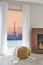Bild 3 von Lichtblick Rollo Klemmfix, ohne Bohren, blickdicht, Eiffelturm - Orange, 80 x 150 cm (B x L)