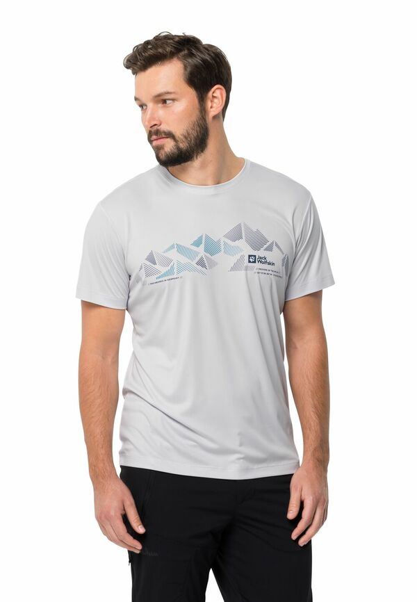 Bild 1 von Jack Wolfskin Peak Graphic T-Shirt Men Funktionsshirt Männer M grau storm grey
