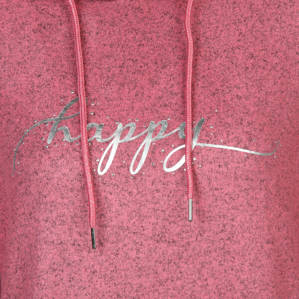 Bild 3 von Damen Flauschhoodie mit Folienprint