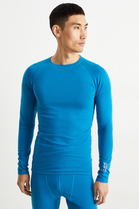 C&A Ski-Unterhemd-THERMOLITE®-LYCRA®, Blau, Größe: S