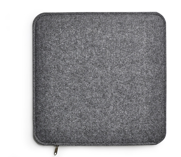 Bild 3 von AMARE Sitzkissen Filz , 35 x 35 cm , 4er-Set dunkelgrau / hellgrau