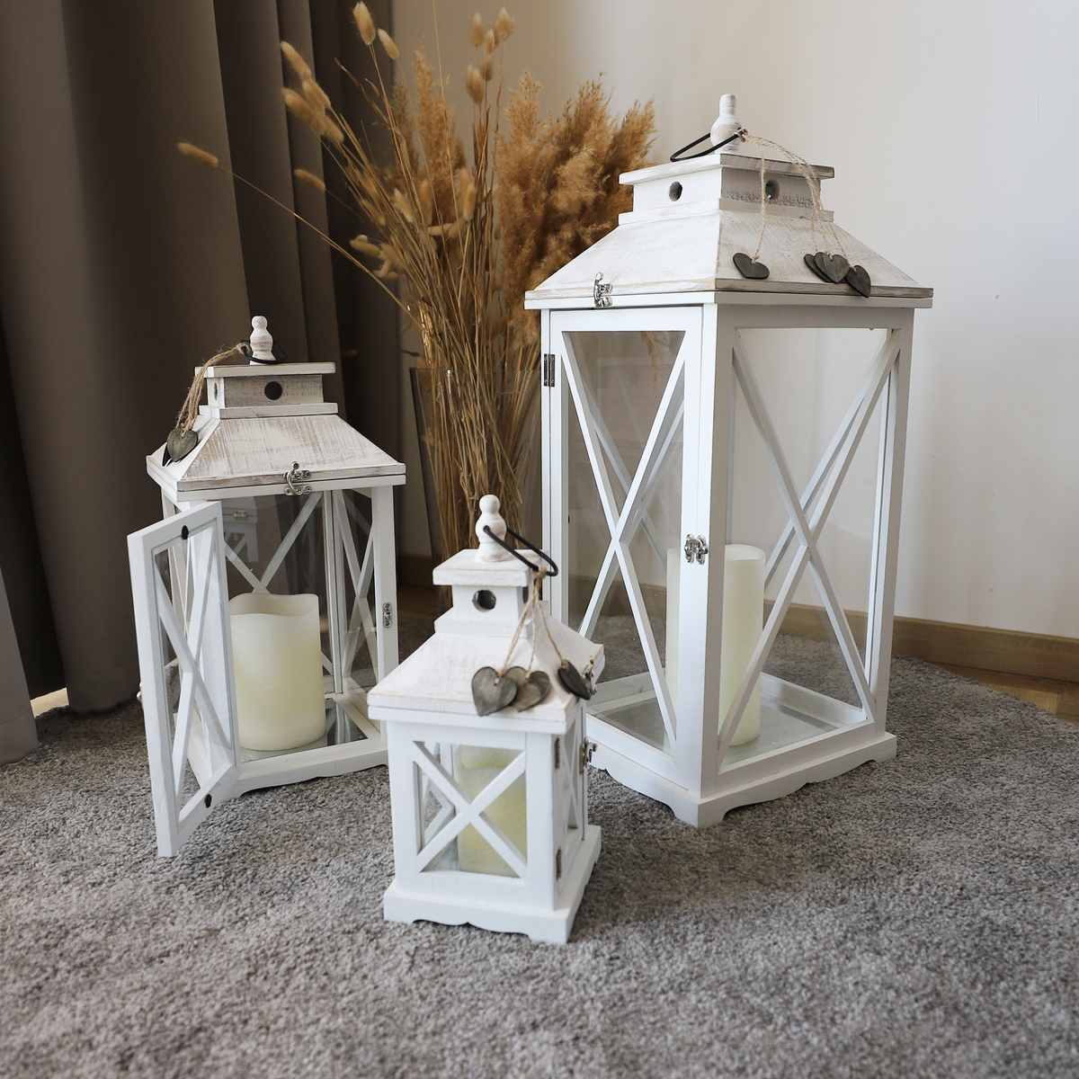 Bild 1 von Holz-Laterne H ca. 34 cm