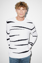 Bild 1 von C&A Pullover-gemustert, Weiß, Größe: XS