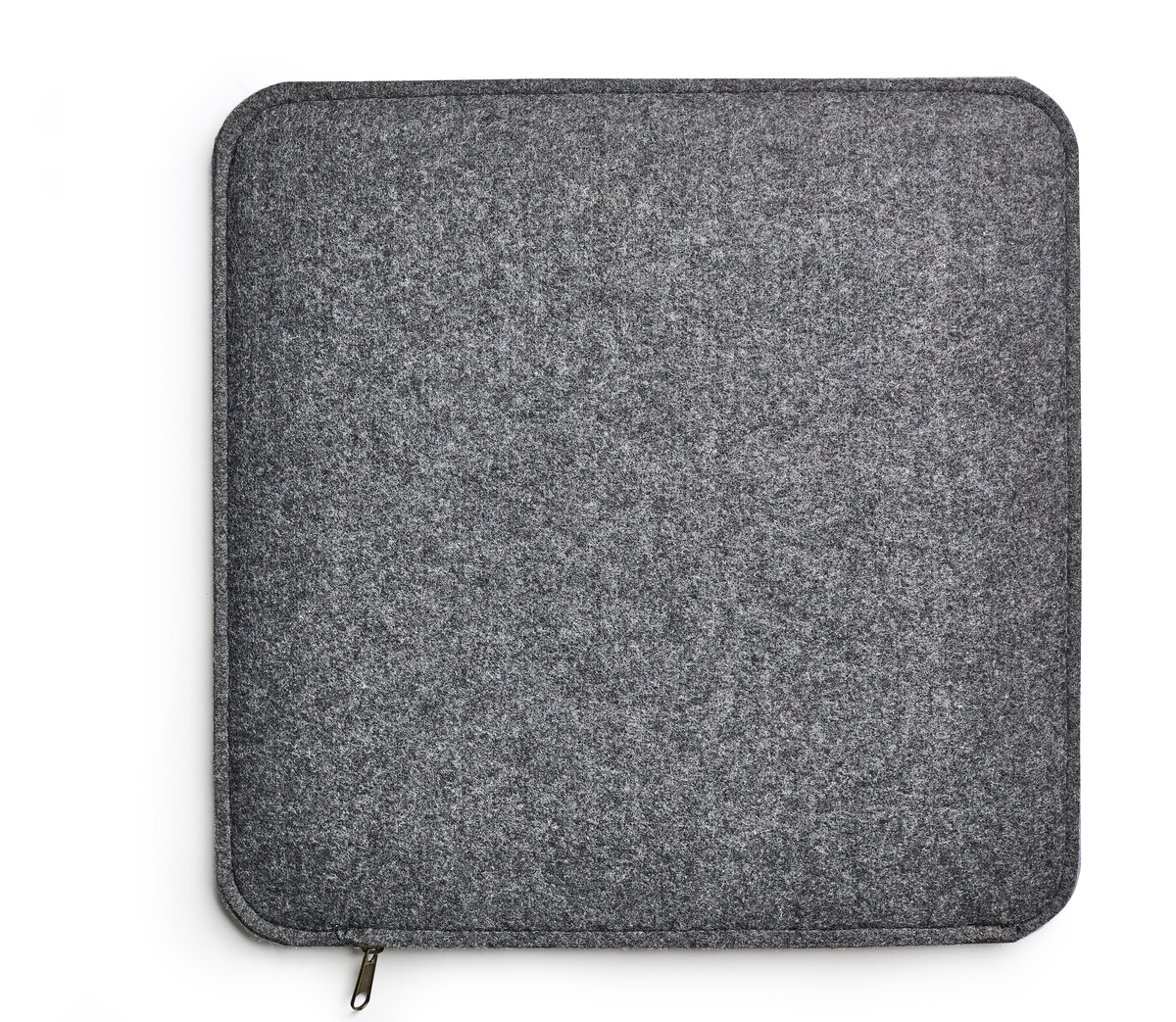 Bild 2 von AMARE Sitzkissen Filz , 35 x 35 cm , 4er-Set dunkelgrau / hellgrau