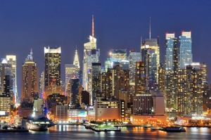 Papermoon Fototapete "Manhattan Skyline"