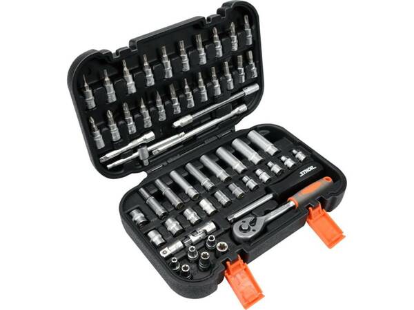 Bild 2 von Sthor Steckschlüsselsatz 56-Tlg. 1/4"