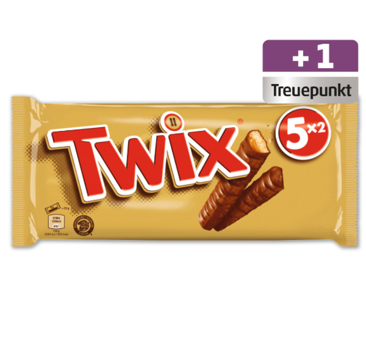 Bild 1 von TWIX Schokoriegel
