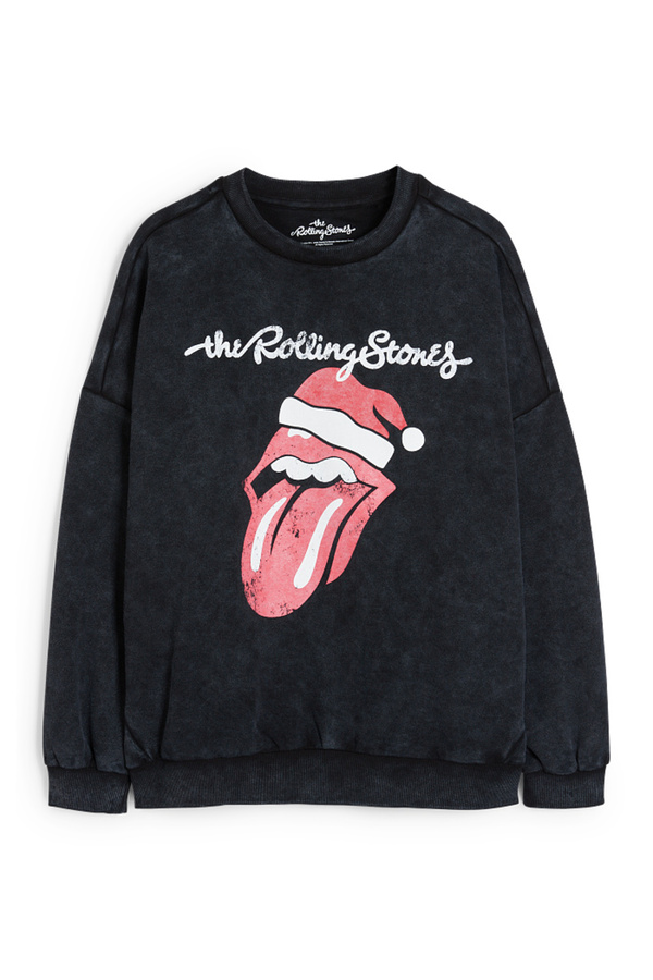 Bild 1 von C&A CLOCKHOUSE-Weihnachts-Sweatshirt-Rolling Stones, Schwarz, Größe: XL