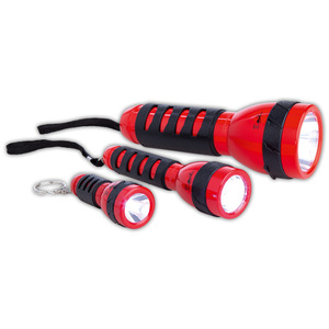 Heitech LED-Taschenlampen "Power" 3er-Set