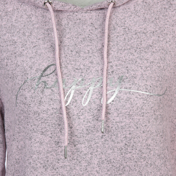 Bild 3 von Damen Flauschhoodie mit Folienprint