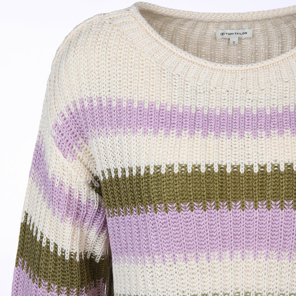 Bild 3 von Damen Pullover in breiter Streifenoptik