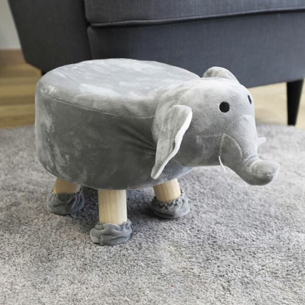 Bild 1 von Deko-Hocker Elefant mit 4 Beinen 48x28x29cm