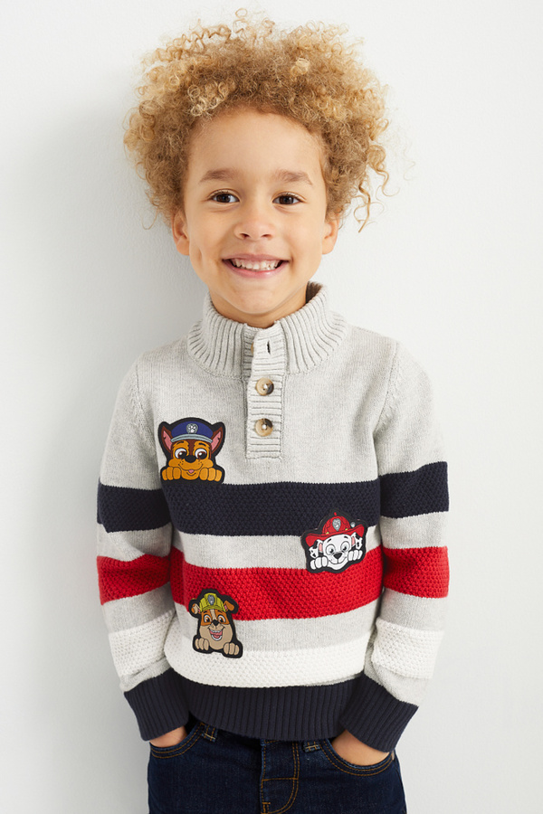 Bild 1 von C&A Paw Patrol-Pullover-gestreift, Grau, Größe: 110