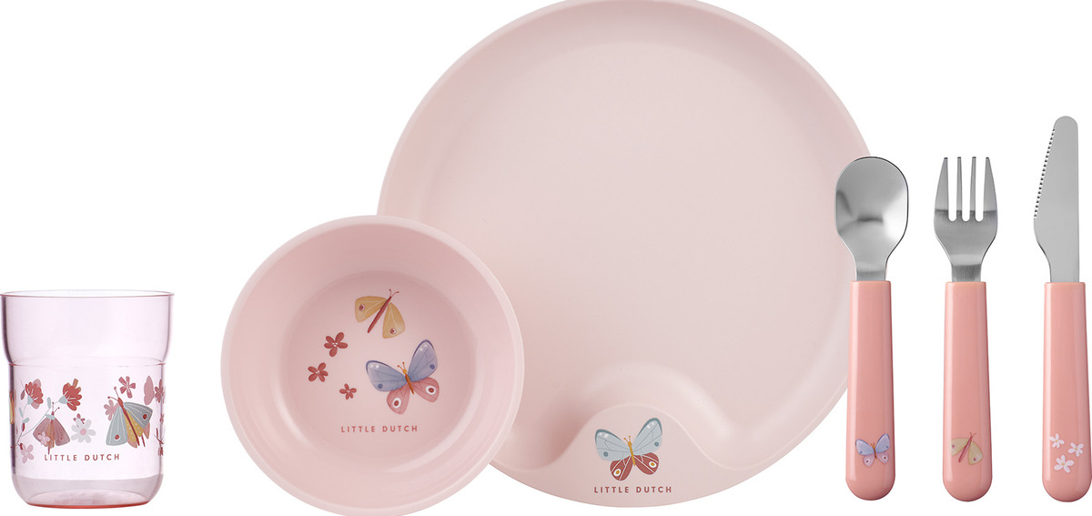 Bild 1 von MEPAL Kindergeschirrset mio 6-teilig flowers & butterflies