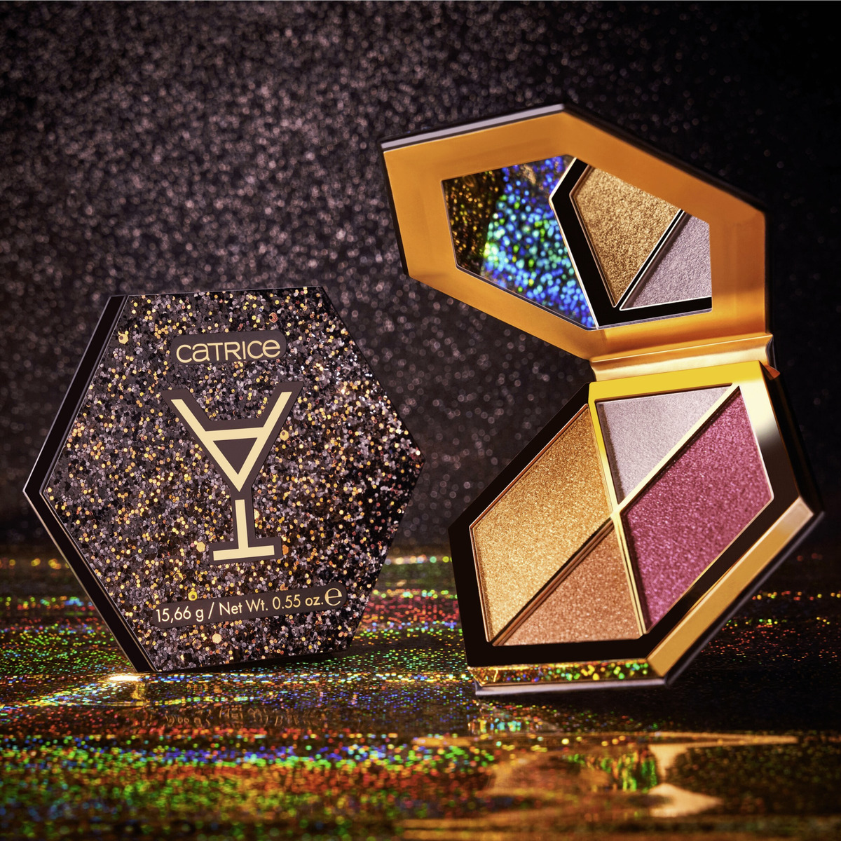 Bild 2 von Catrice About Tonight Highlighter Palette - C01 Raise Your Glass