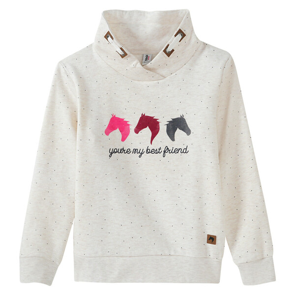 Bild 1 von Mädchen Sweatshirt mit Pferde-Print