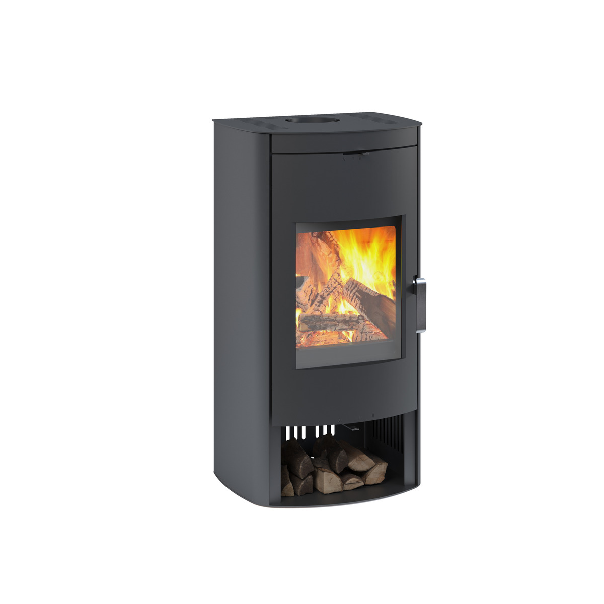 Bild 1 von Kaminofen 'Kiruna' schwarz 7,5 kW