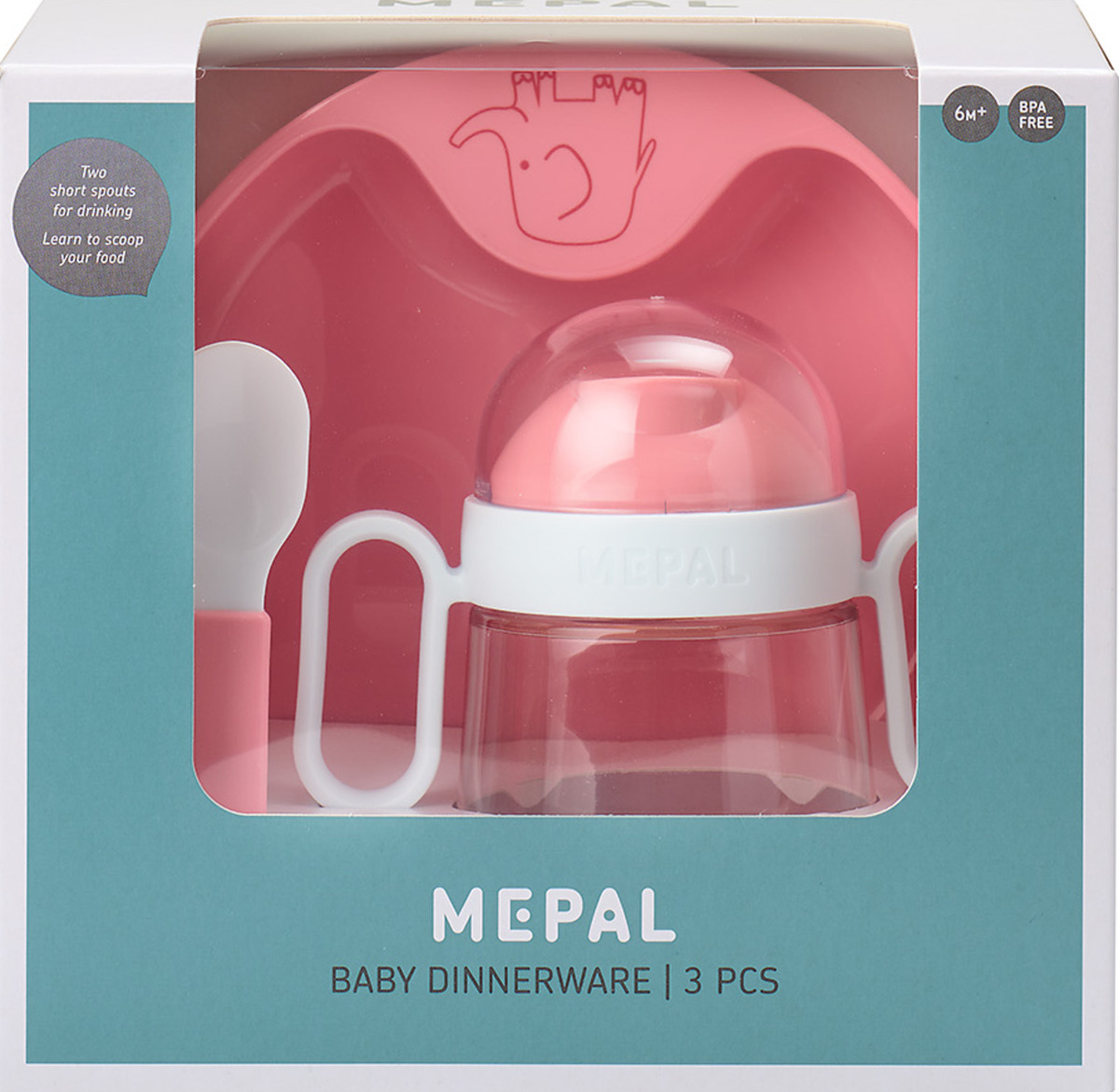 Bild 2 von MEPAL Babygeschirrset mio 3-teilig deep pink