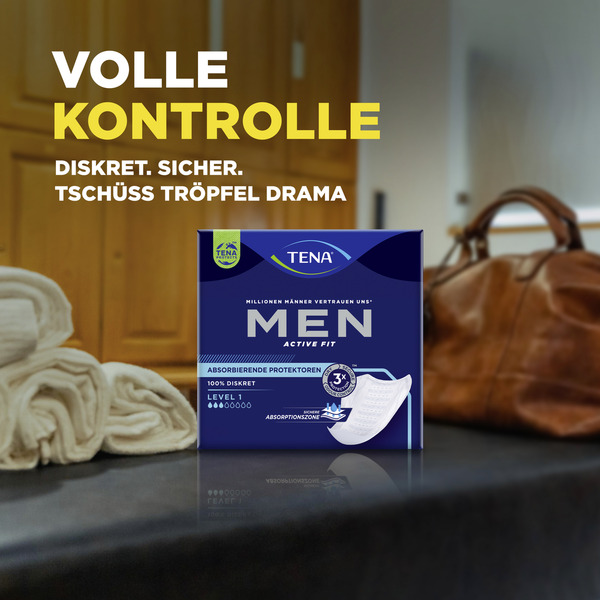Bild 3 von TENA Men Active Fit Absorbierende Protektoren Einlagen Level 1 Vorratspack