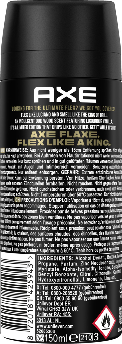 Bild 2 von AXE Deo & Bodyspray Flaxe