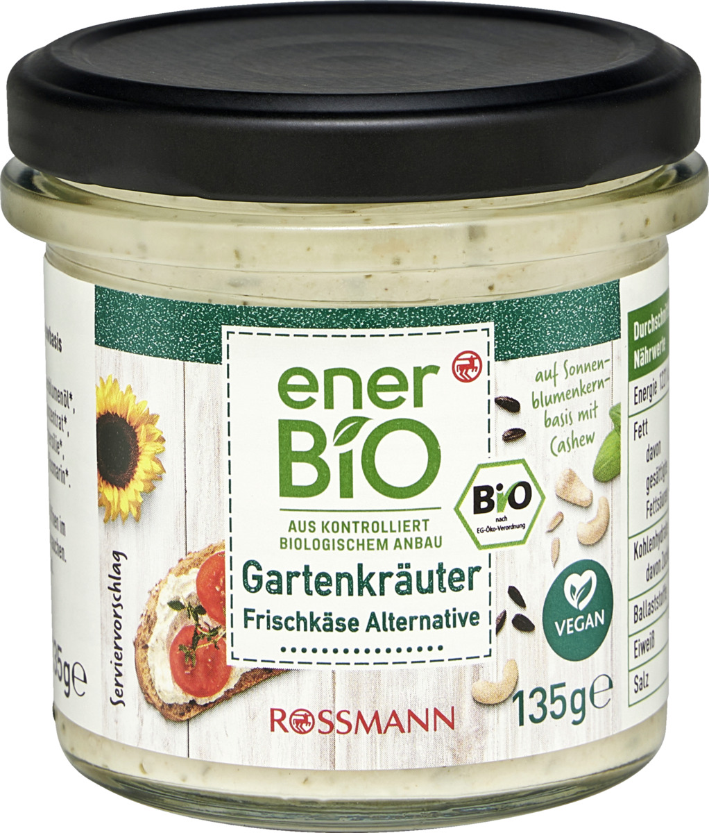 Bild 1 von enerBiO Gartenkräuter Frischkäse Alternative